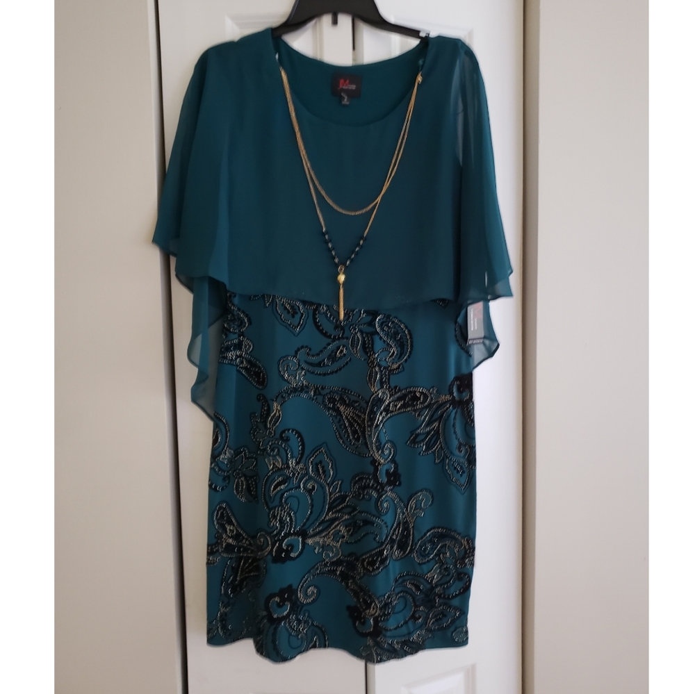 NWT emerald green dress size 8